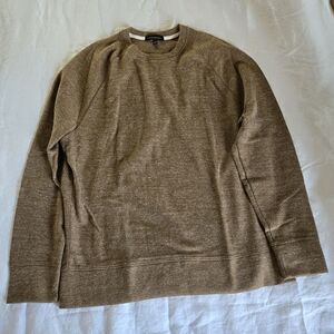 Banana Republic Men's Long Sleeve Crewneck Sweater in Brown Heather